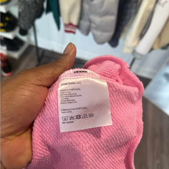 Pink denim tears Hoodie - Picture 5 of 6